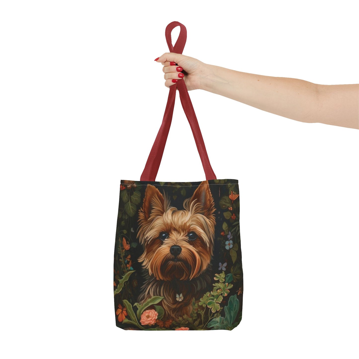 Yorkshire Terrier design tote bags