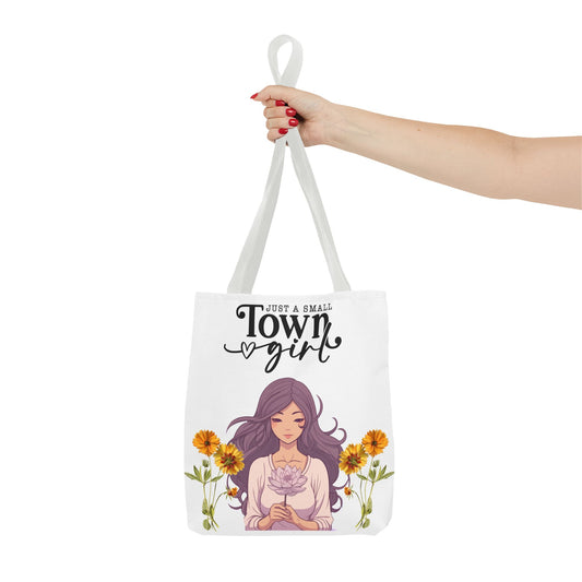 Small Town Girl Tote Bag - Floral Charm for Everyday