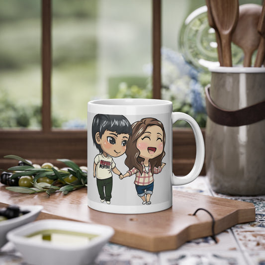 Cartoon Couple Mug