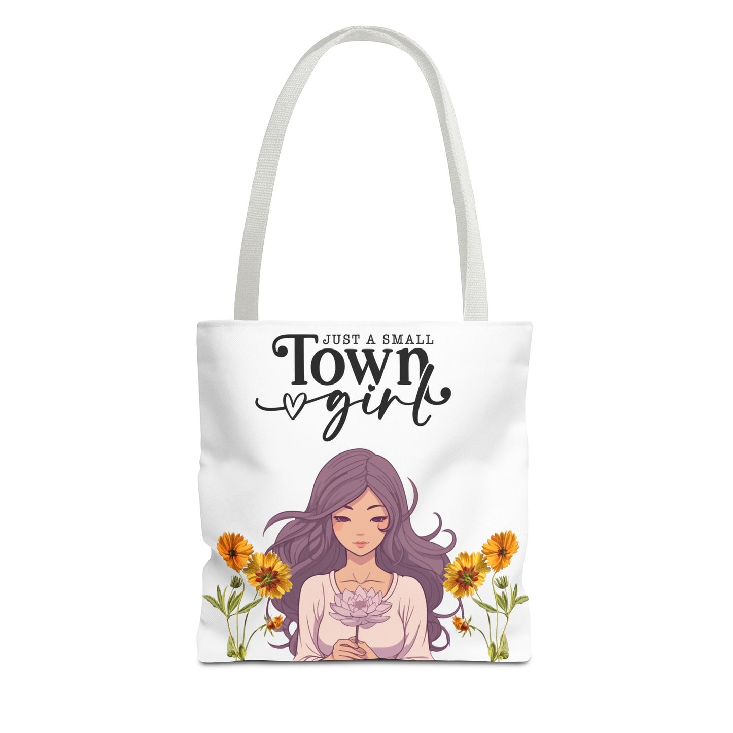 Small Town Girl Tote Bag - Floral Charm for Everyday