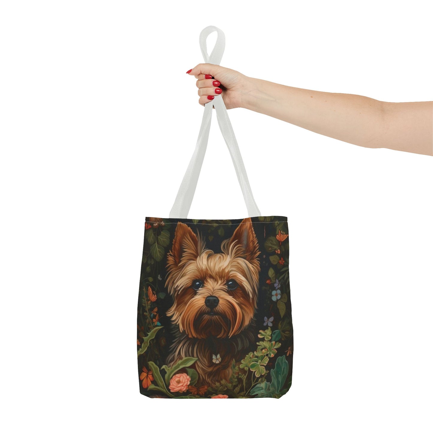 Yorkshire Terrier design tote bags