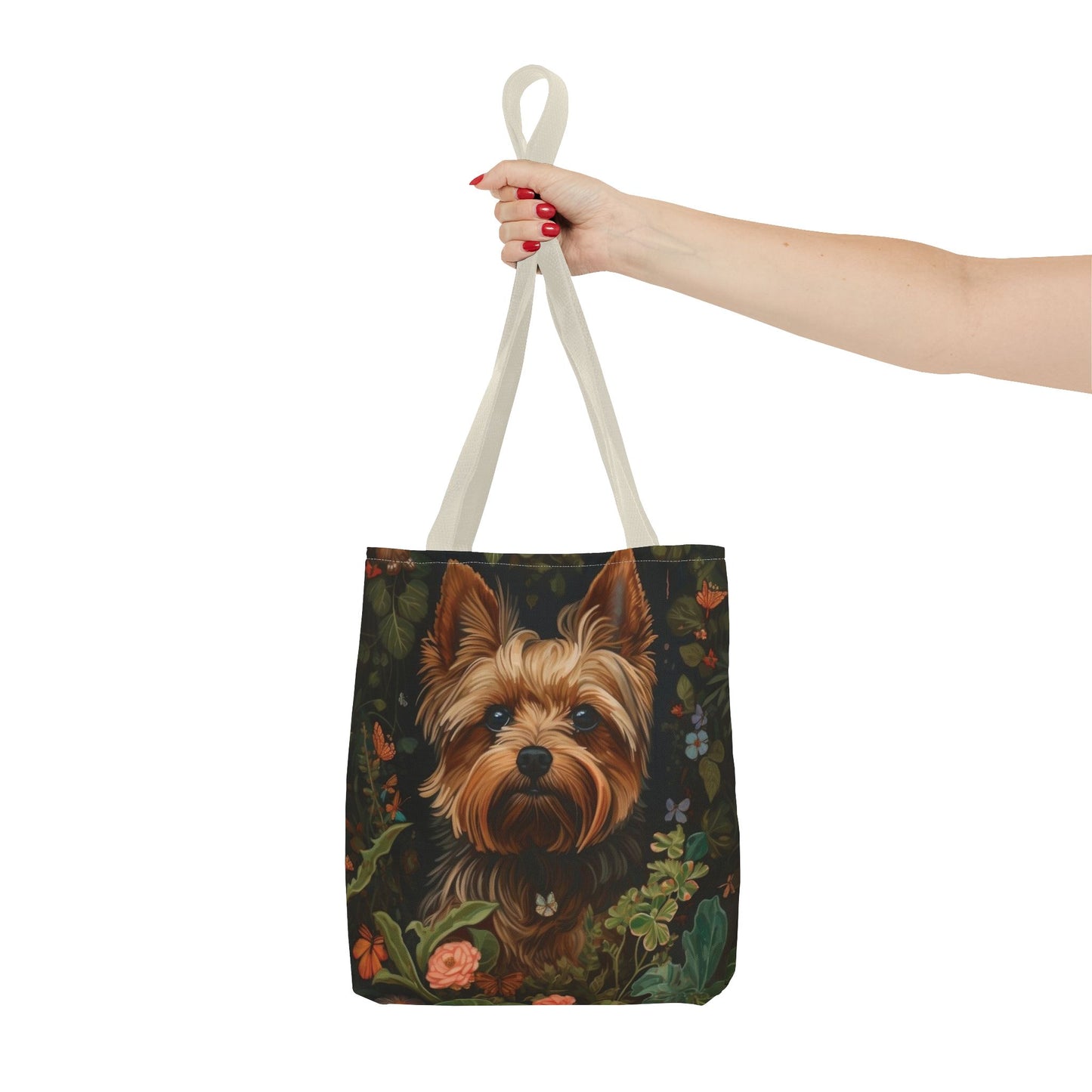 Yorkshire Terrier design tote bags