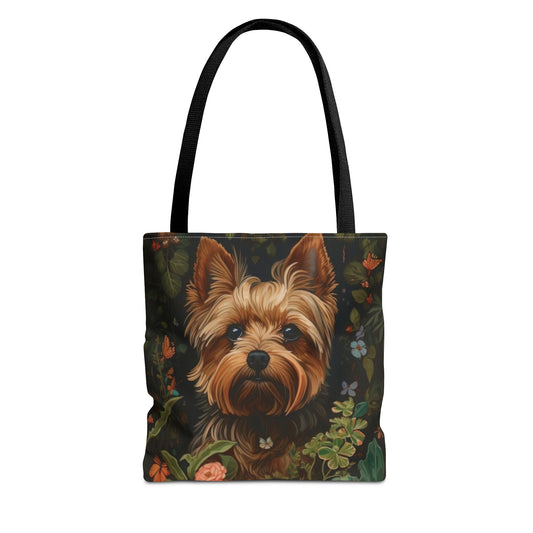 Yorkshire Terrier design tote bags