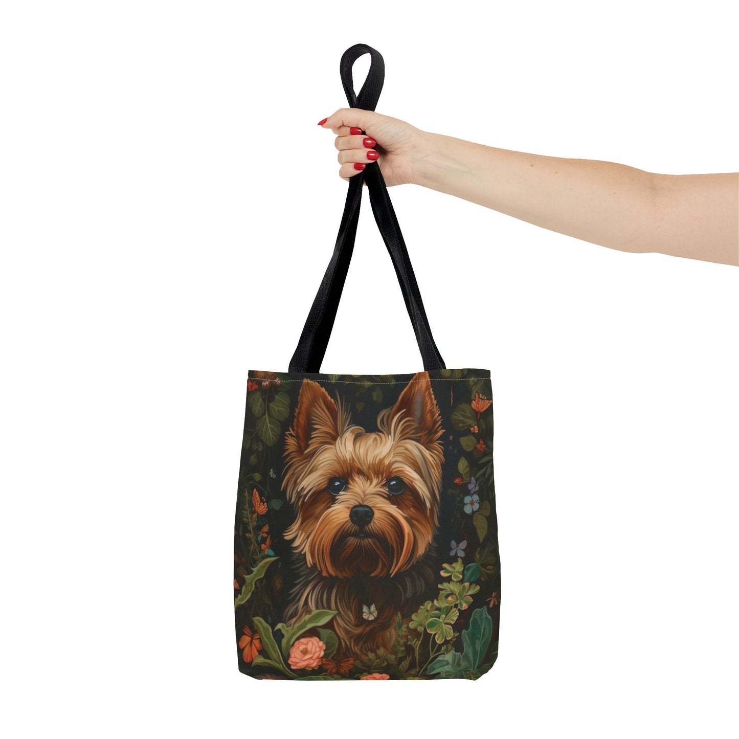 Yorkshire Terrier design tote bags