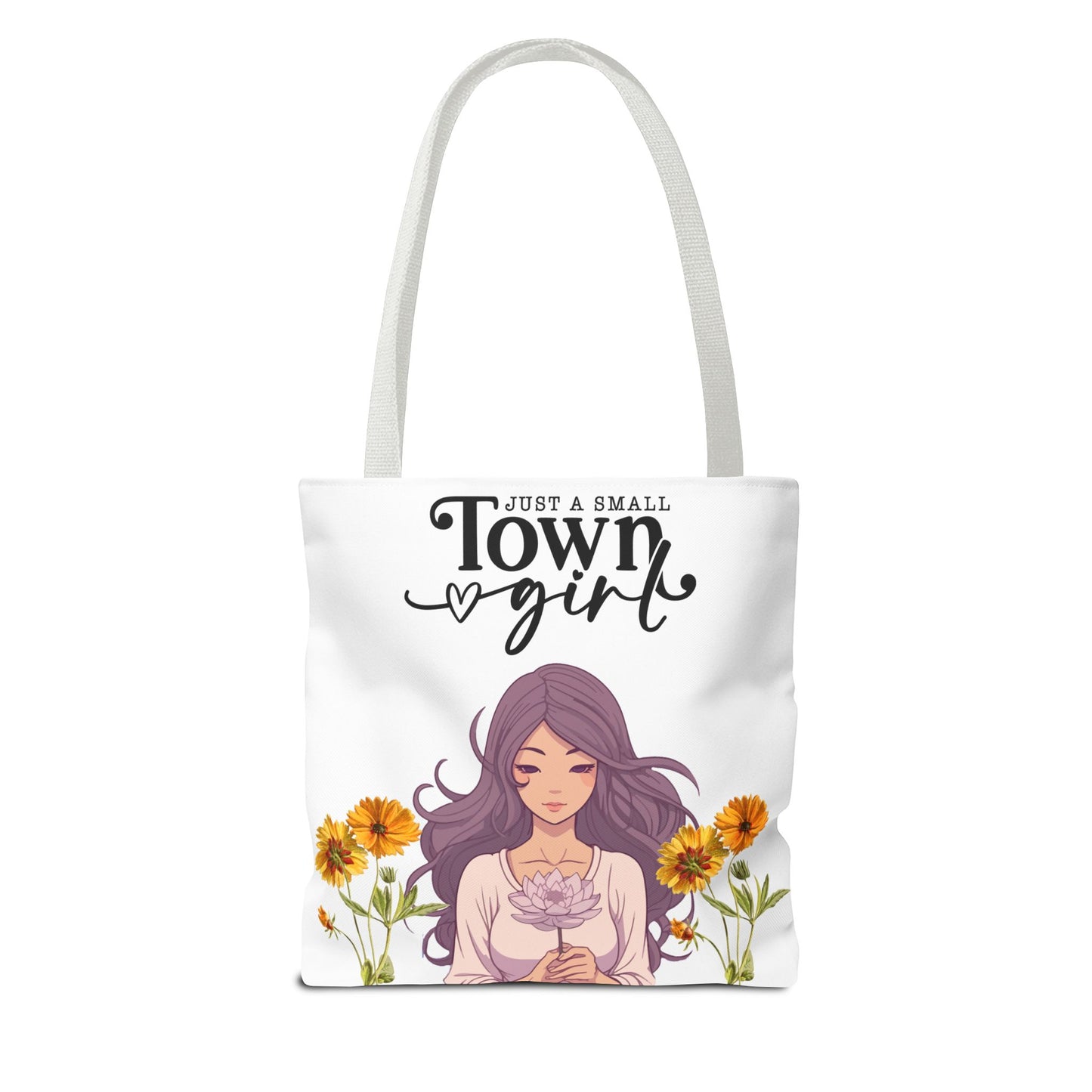 Small Town Girl Tote Bag - Floral Charm for Everyday